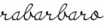 rabarbaro-lettering